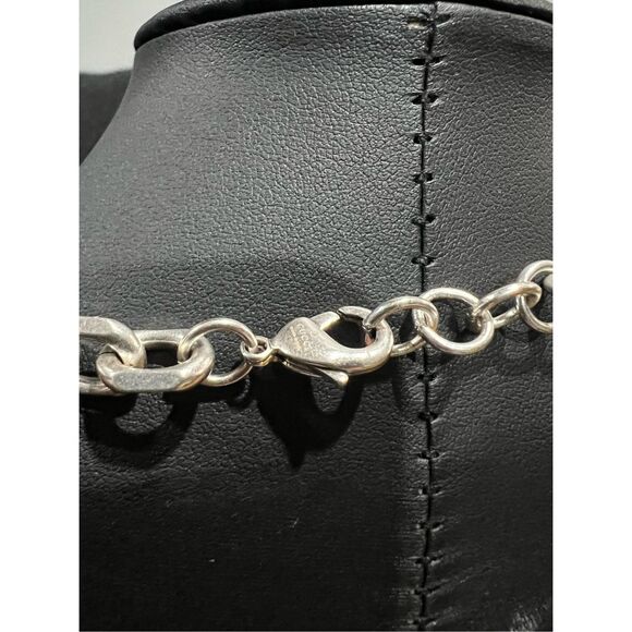 Gucci interlocking g link necklace silver tone - Picture 9 of 10